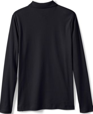 Girls Long Sleeve Feminine Fit Interlock Polo Shirt