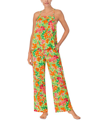 Sanctuary Women's 2-Pc. Floral Satin Pajamas Set - Macy's