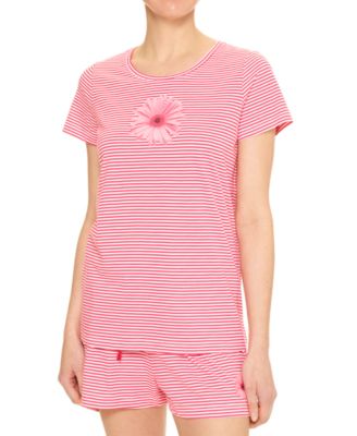 Hue - Women's Anniversary Stripe Printed Pajama Top