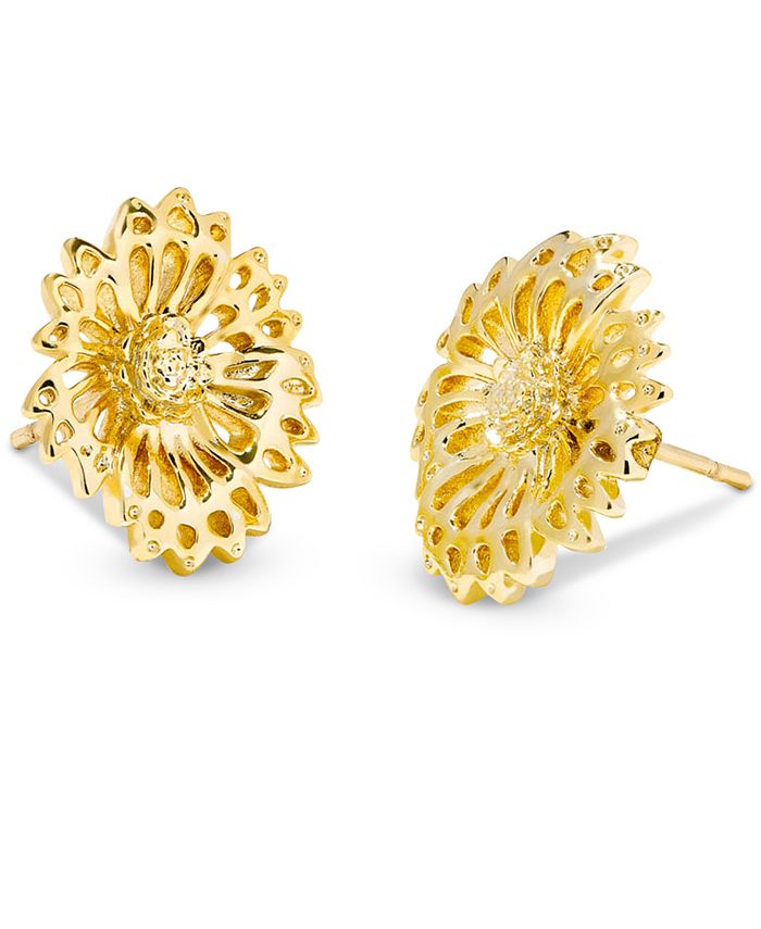 Kendra Scott Openwork Flower Stud Earrings Macy's