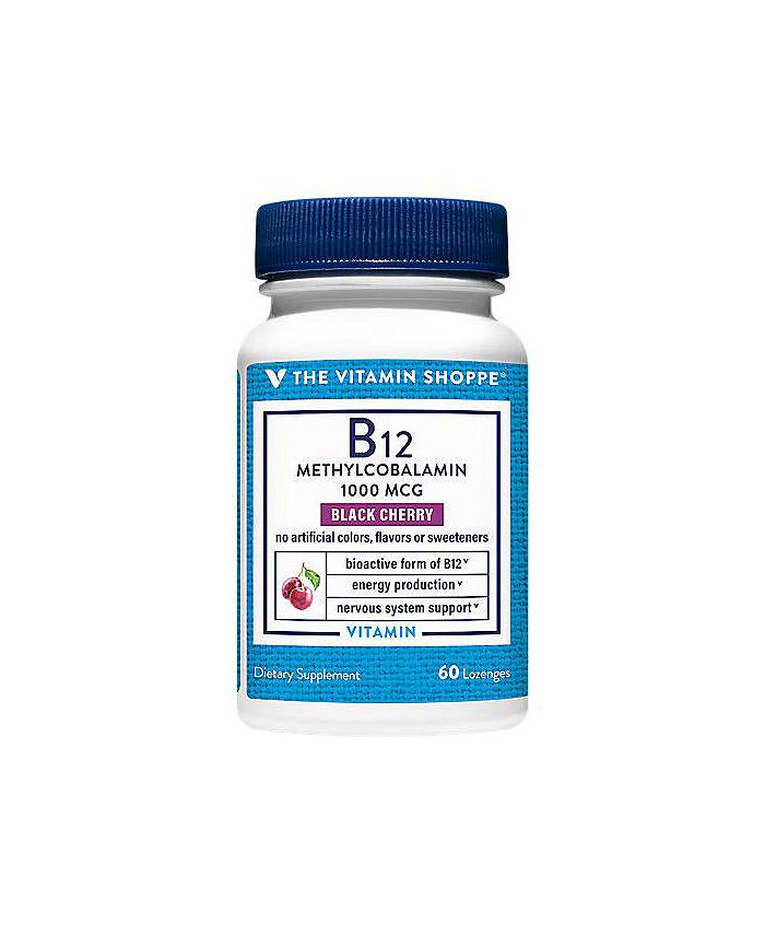 The Vitamin Shoppe B12 Methylcobalamin Energy Production & Nervous