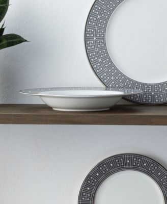 Infinity Graphite 4 Piece Soup Bowl Set 12 oz, Service for 4