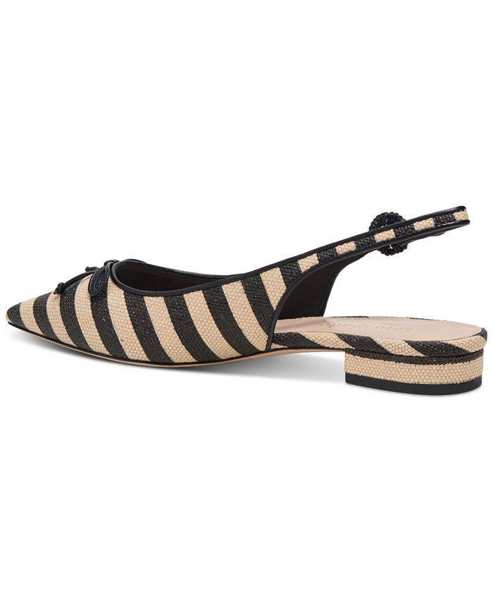 kate spade new york Women's Veronica Raffia Slingback Flats Macy's