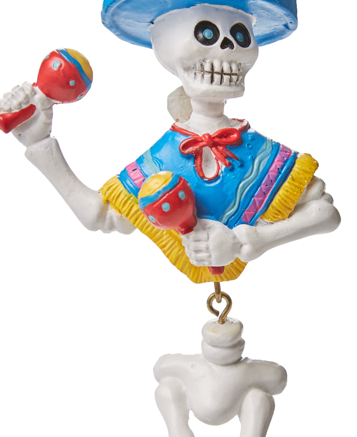 Holiday Lane Day of the Dead Skull Maracas Plater Ornament, Exclusively at Macy's