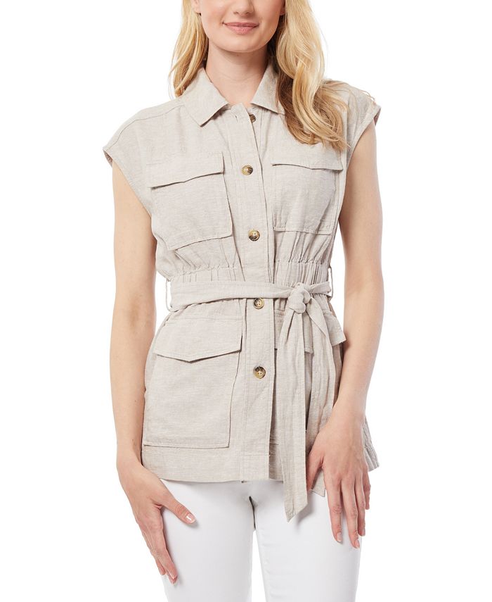 Macy's jones top new york tops