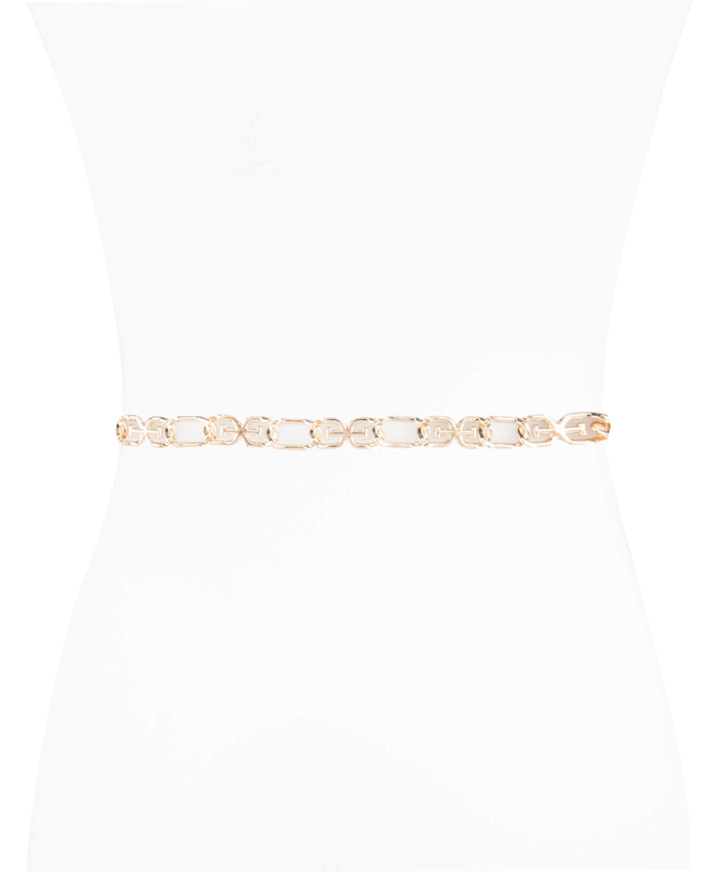 Женский ремень Sam Edelman Double-E Logo Chain Dress Belt, цвет: Золотой — фото 7