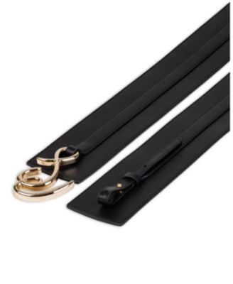 Women's Corset Wide Waist SE Hook Logo Buckle Belt