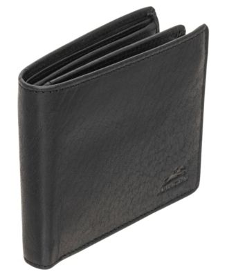 Men's Buffalo RFID Secure Center Wing Wallet with Coin Pocket