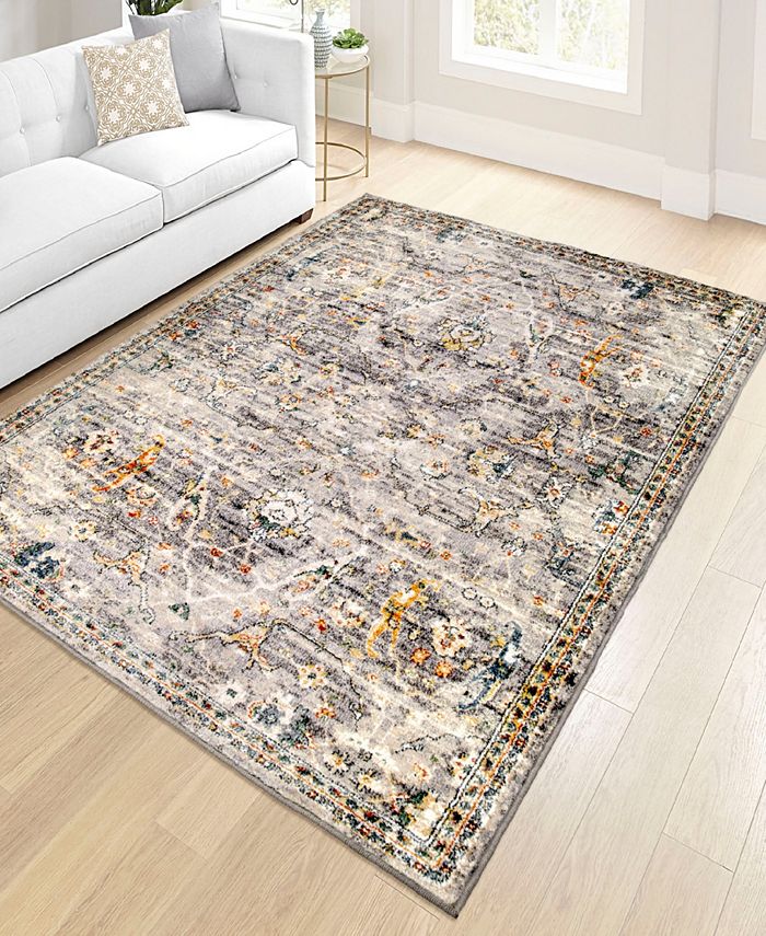 Orian Rugs Orian Imperial Ankara Field Distressed 5'3" x 7'6" Area Rug