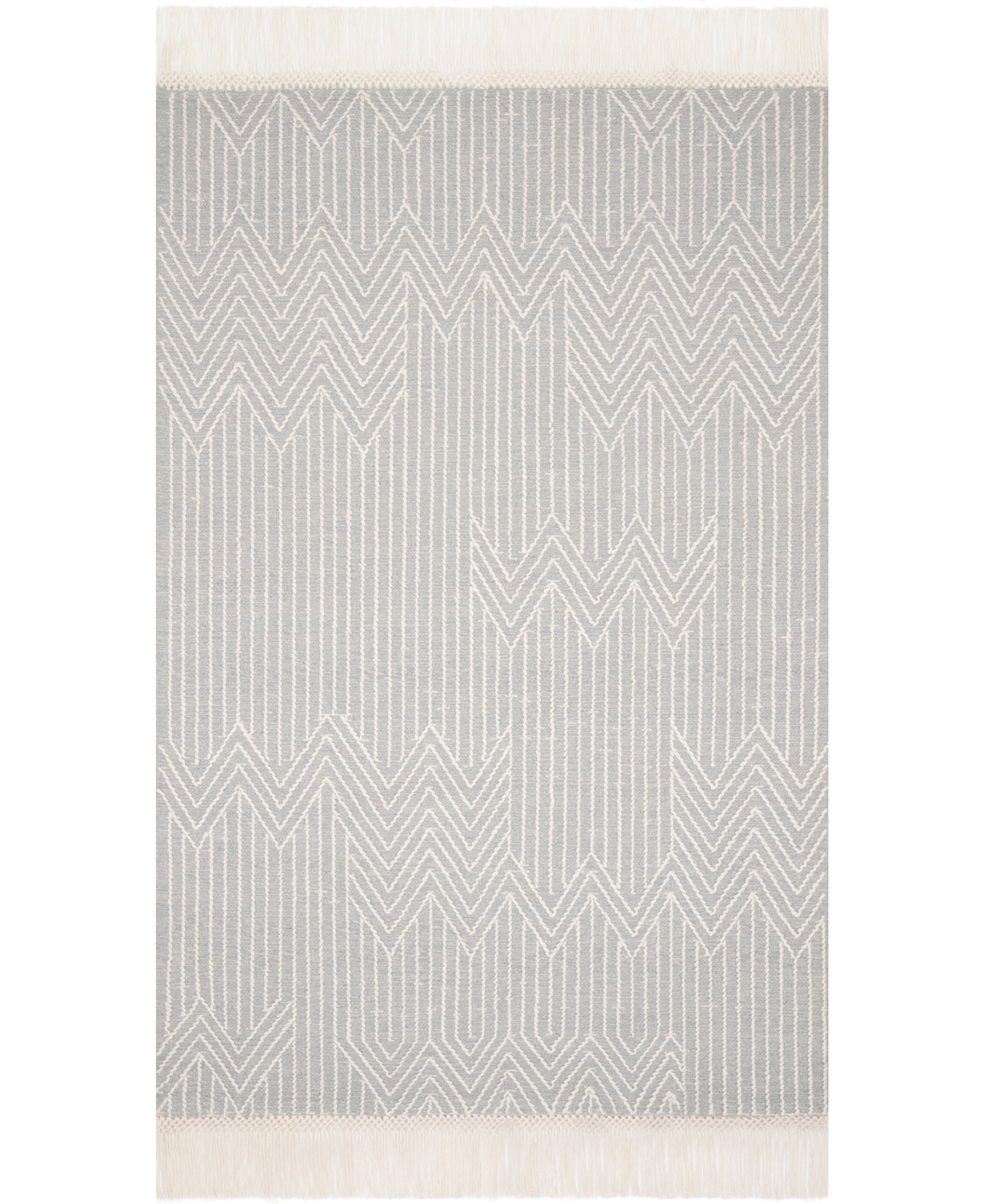 Magnolia Home By Joanna Gaines X Loloi Newton Net-02 5' X 7'6" Area Rug In Silver