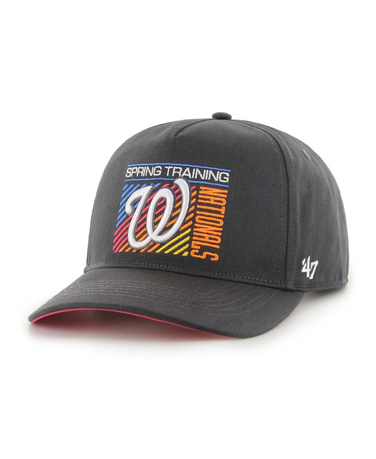 47 Brand Men's ' Charcoal Washington Nationals 2023 Spring Training Reflex Hitch Snapback Hat