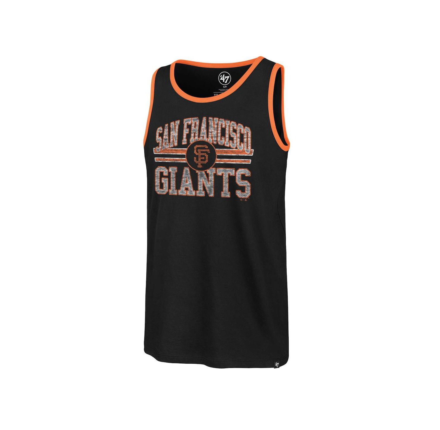 Men's Black San Francisco Giants Winger Franklin Tank Top