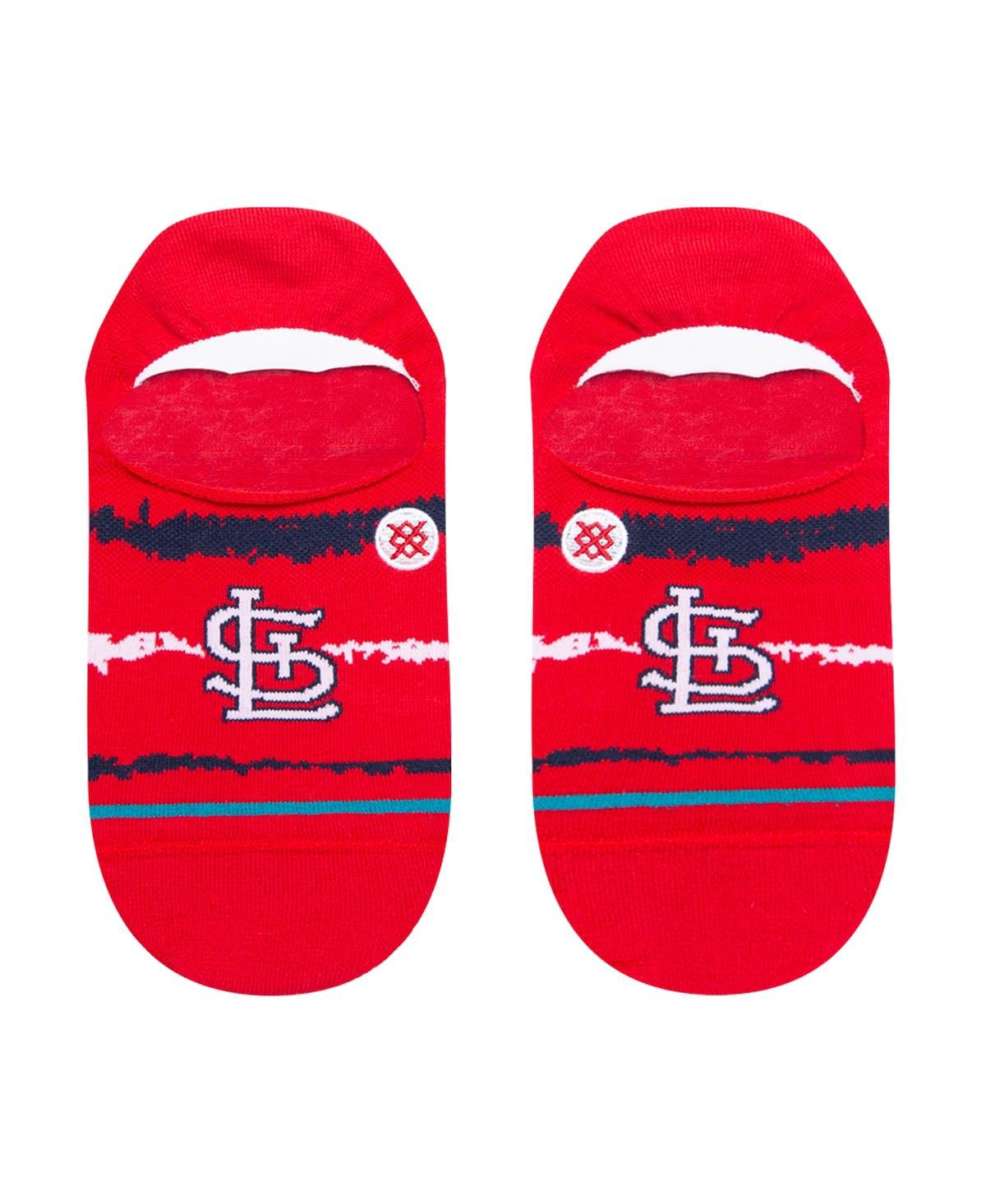 Shop Stance Men's And Women's  St. Louis Cardinals Chalk No Show Socks In Red