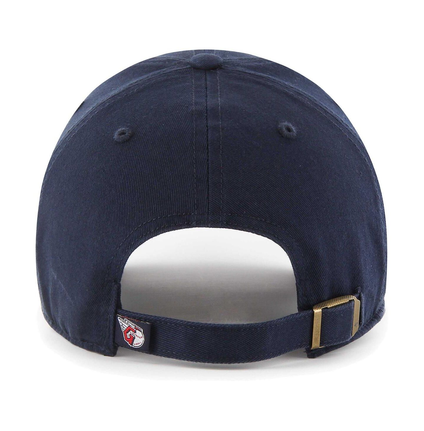 Детская кепка '47 Brand Navy Cleveland Guardians Clean Up Adjustable Hat — фото 3