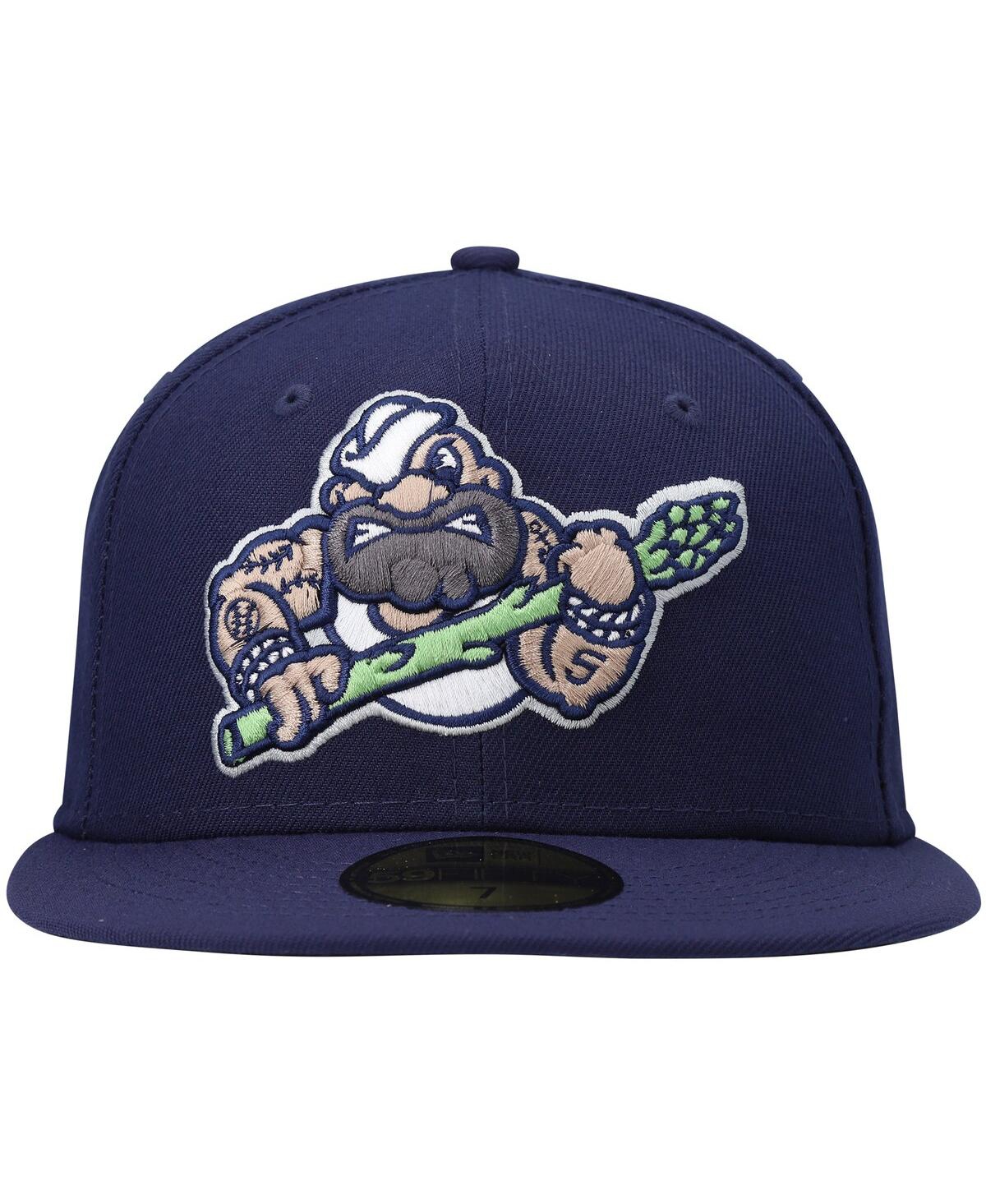 Men's New EraStockton Ports Authentic Collection Team Alternate 59FIFTY Fitted Hat - Navy