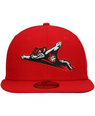 Men's Red Richmond Flying Squirrels Authentic Collection Road 59FIFTY Fitted Hat