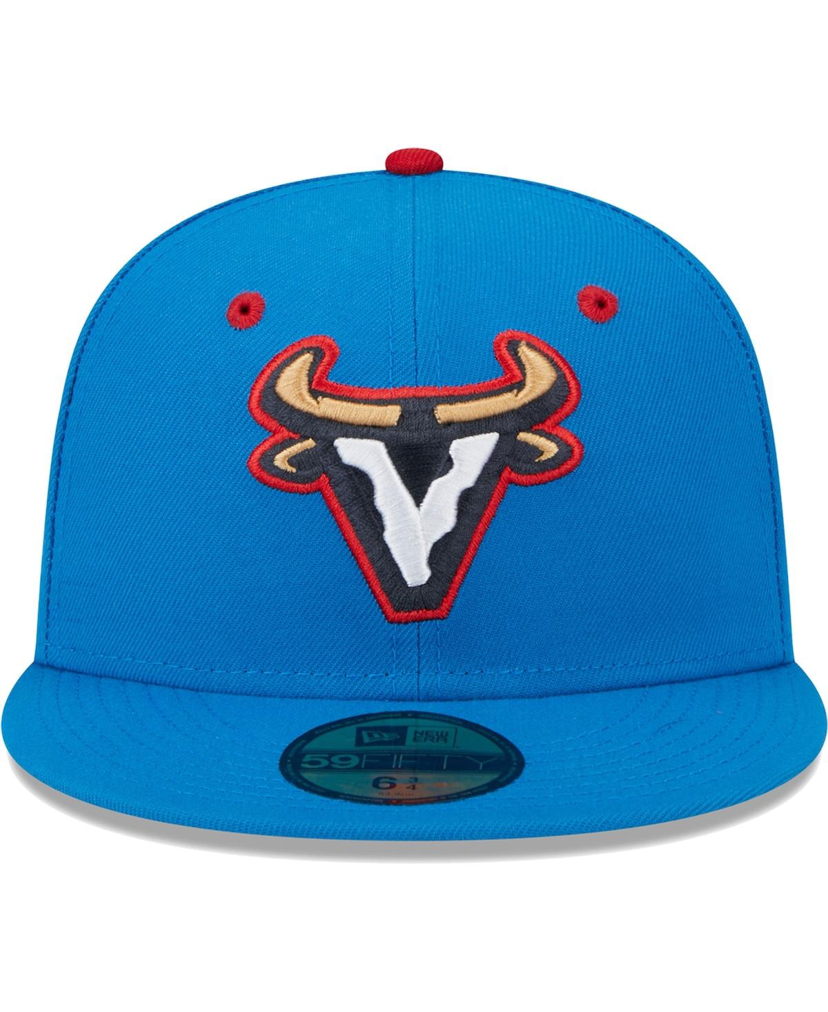 Shop New Era Men's  Blue Visalia Rawhide Copa De La Diversion 59fifty Fitted Hat