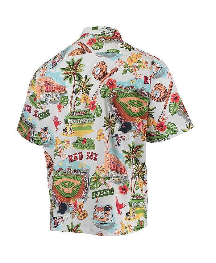 Reyn Spooner Men's White Boston Red Sox Scenic Button-Up Shirt
