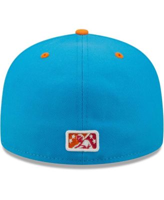 Men's White, Coral Pescados de Carolina Copa De La Diversion 59FIFTY Fitted Hat
