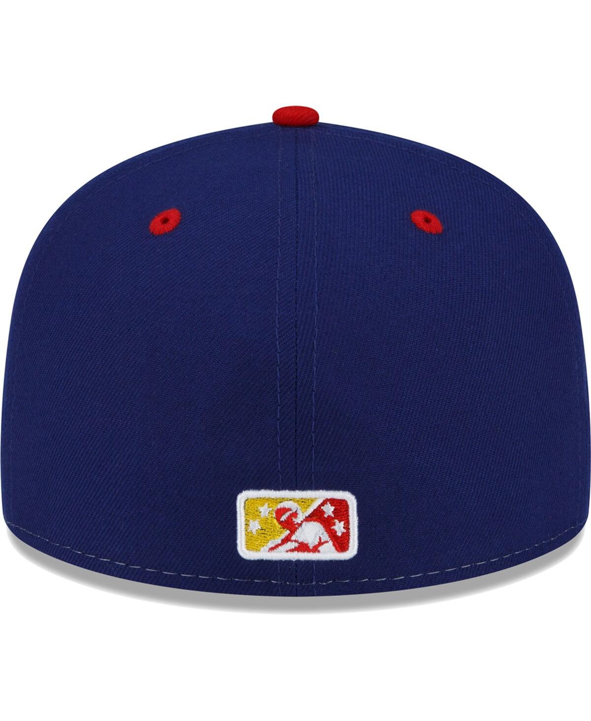 Shop New Era Men's  White Durham Bulls Copa De La Diversion 59fifty Fitted Hat