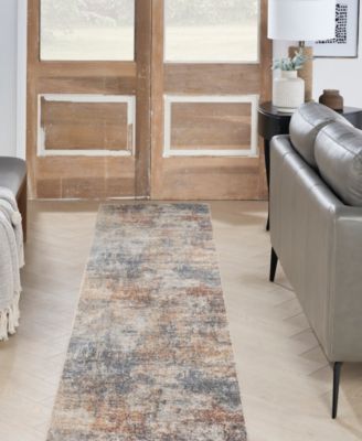 Astra Machine Washable ASW07 2'2" x 10' Runner Area Rug