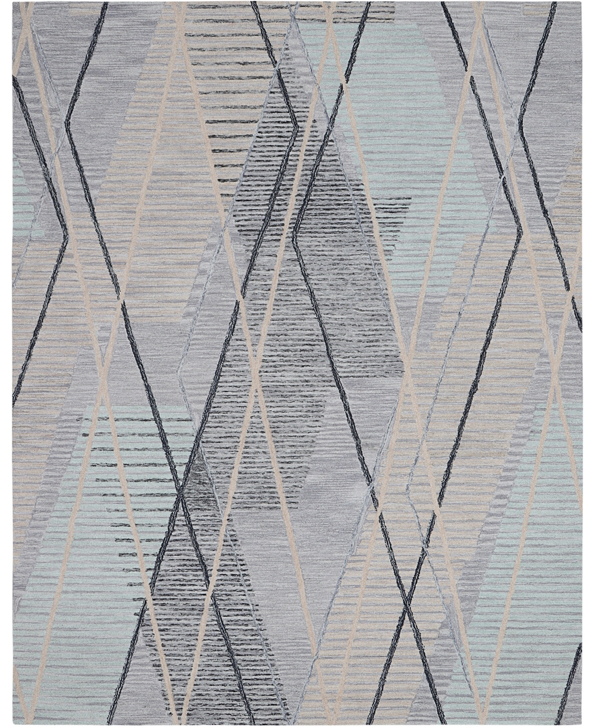 Creative Rugs Decor Columbia C-1731 8'6in x 11'6in Area Rug - Charcoal