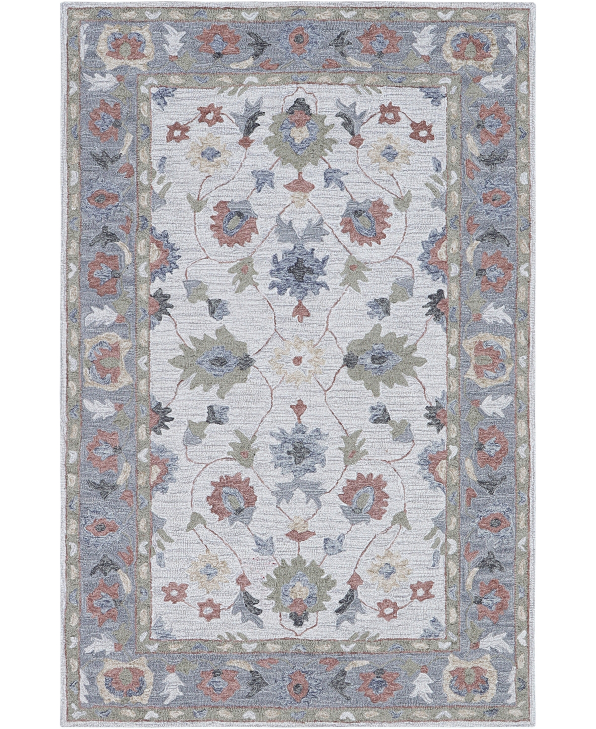 Creative Rugs Decor De-Soto D-1693 5' x 8' Area Rug - Ivory