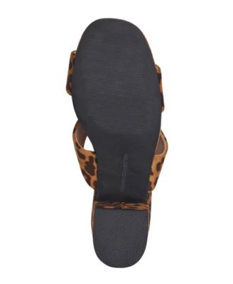 Women's Block Heel Two-Piece Dress Sandals