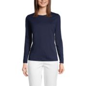 Macy Women Cotton Topswomen's Cotton Long-sleeve T-shirt - Slim