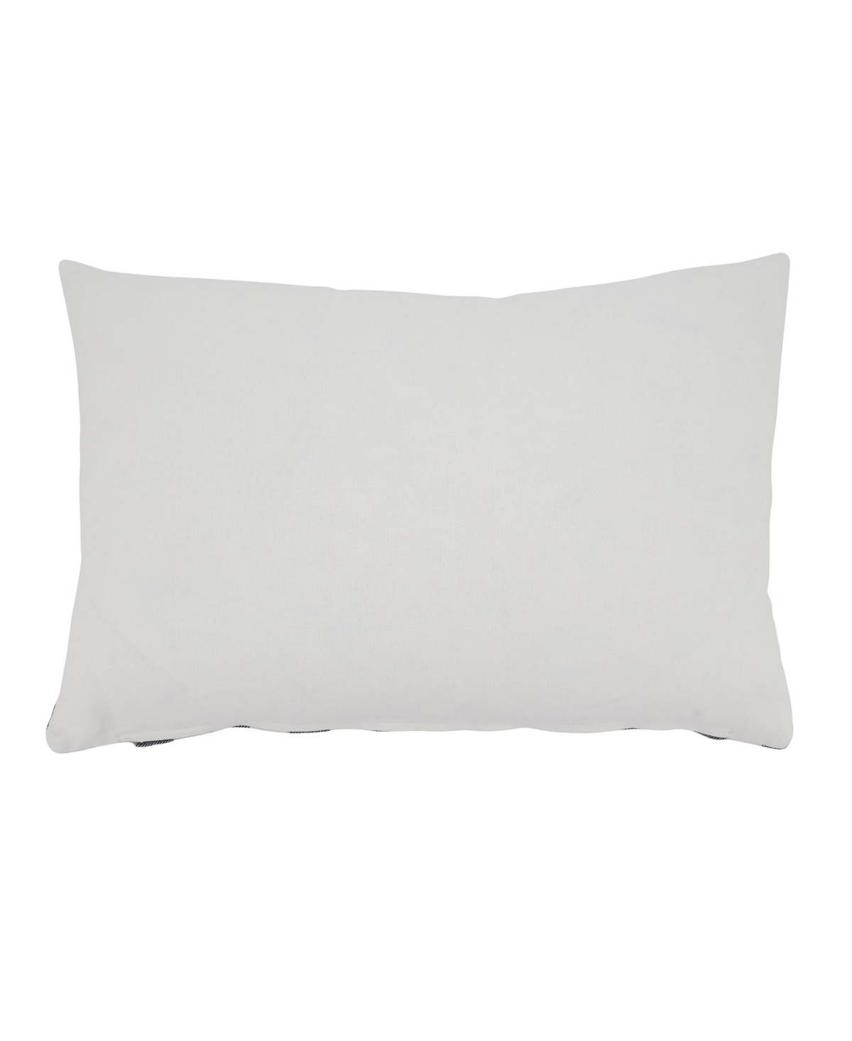 Saro Lifestyle Holly Buffalo Plaid Decorative Pillow, - Black and White
