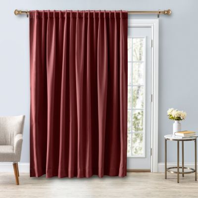 Ultimate Black-Out 2-Way Pocket Double-wide Curtain Panel 112"W x 84"L
