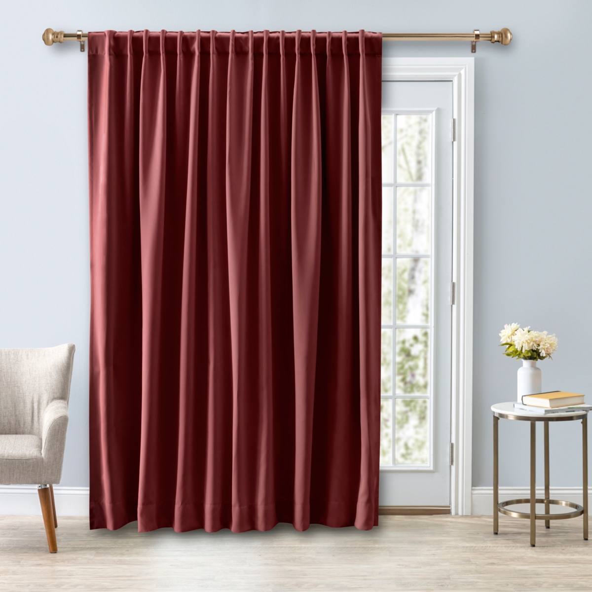 Ricardo Ultimate Black-Out 2-Way Pocket Double-wide Curtain Panel 112