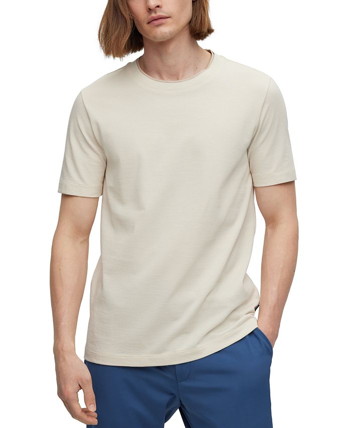T shirt slim clearance fit hugo boss