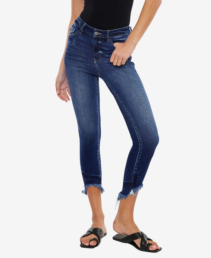 Kancan frayed discount hem jeans