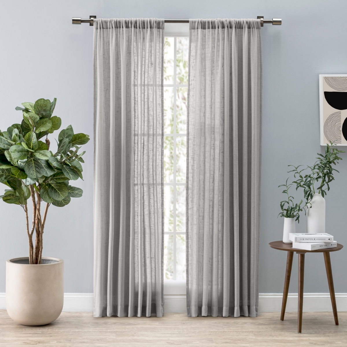Ricardo Shannon Rod Pocket Panel Curtain 52"W x 63"L