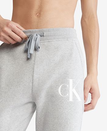 Calvin Klein Men\'s Monogram Fleece Jogger Pants - Macy\'s