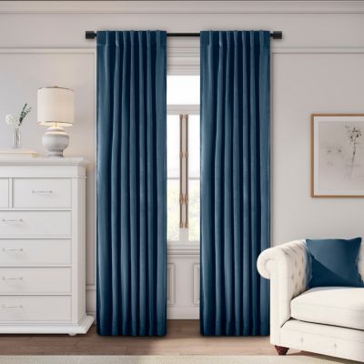 Premium Velvet Rod Pocket With Back Tabs Panel Curtain 50"W x 96"L