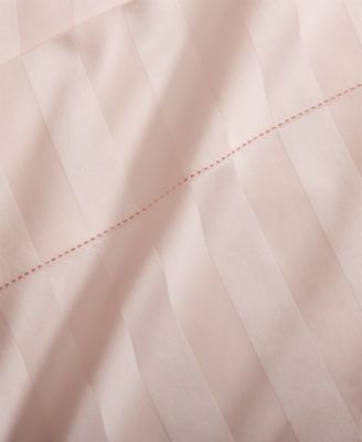 1.5" Stripe 550 Thread Count 100% Cotton 4-Pc. Sheet Set, Queen, Exclusively at Macy’s