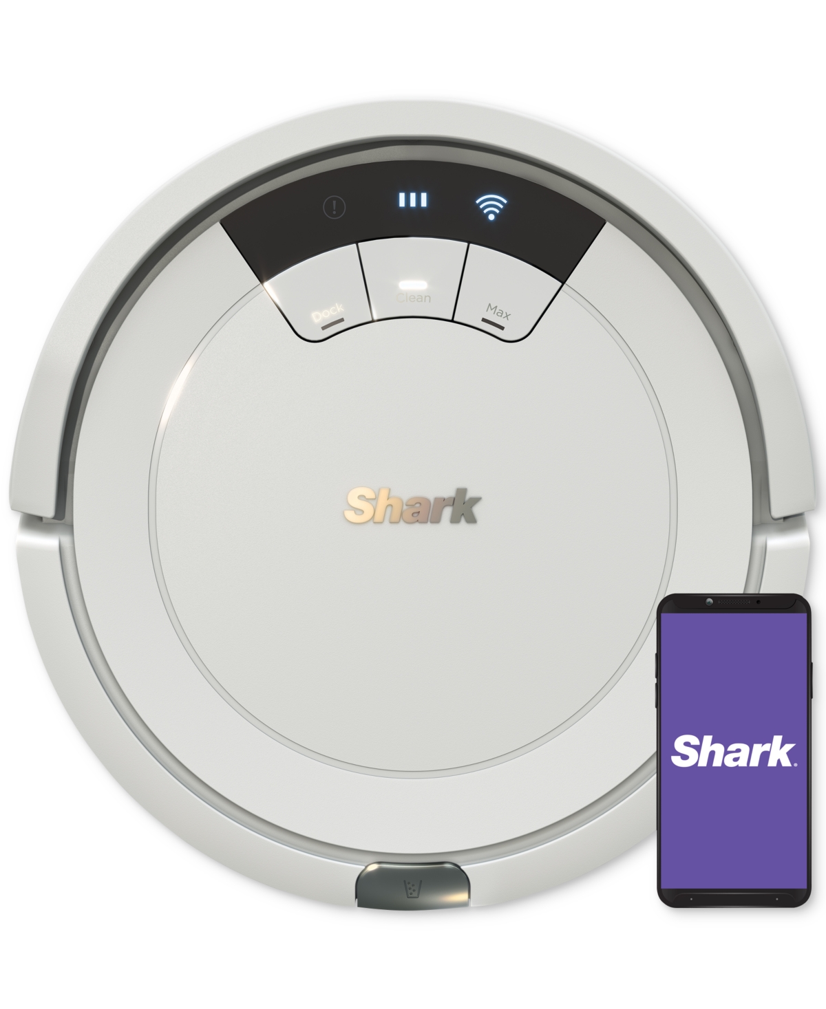 Shark Ion Wifi-connected Robot Vacuum Rv763 In White