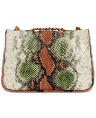 GUESS Becci Mini Python Convertible Chain Crossbody 