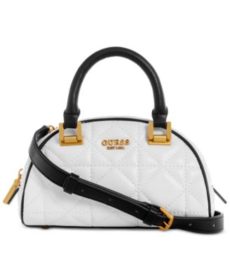 GUESS - Mildred Mini Quilted Faux Leather Bowler Bag