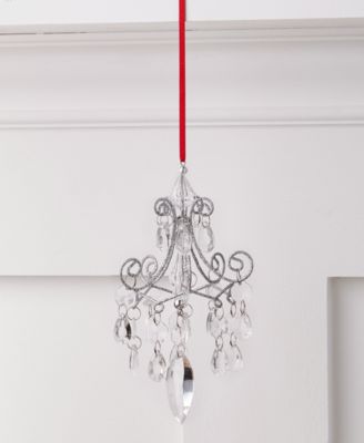 Holiday Lane - Jeweled Elegance Clear Chandelier Ornament