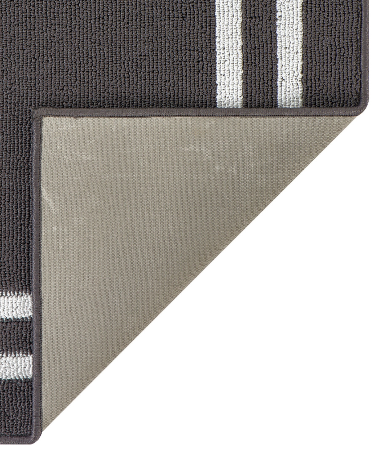 Jean Pierre Double Line Border Tufted - Machine Washable Runner Rug