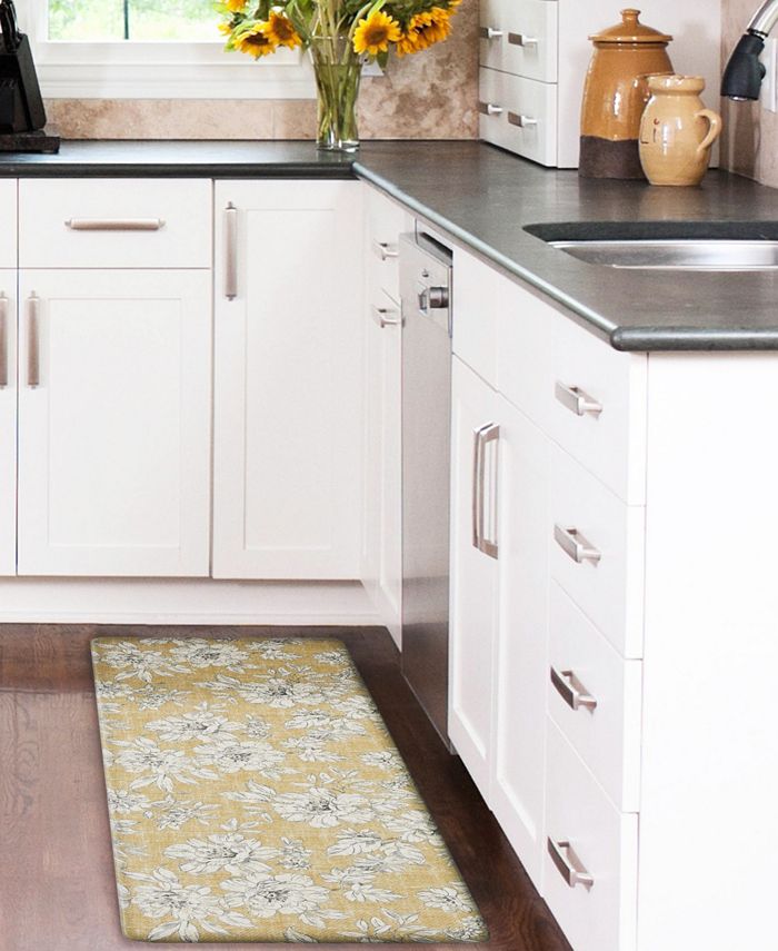 Laura Ashley Iris Wellness Mats, 17.5" x 48" Macy's