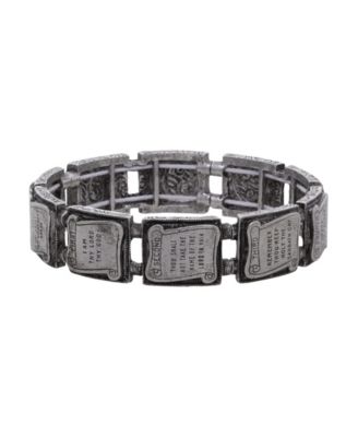 Symbols of Faith Ten Commandments Stretch Bracelet