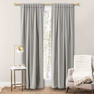Grand Pointe Rod Pocket Curtain Panel w/Back Tabs 54"W x 84"L