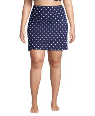 Plus Size Tummy Control Ultra High Waisted Modest Swim Skirt Swim Bottoms