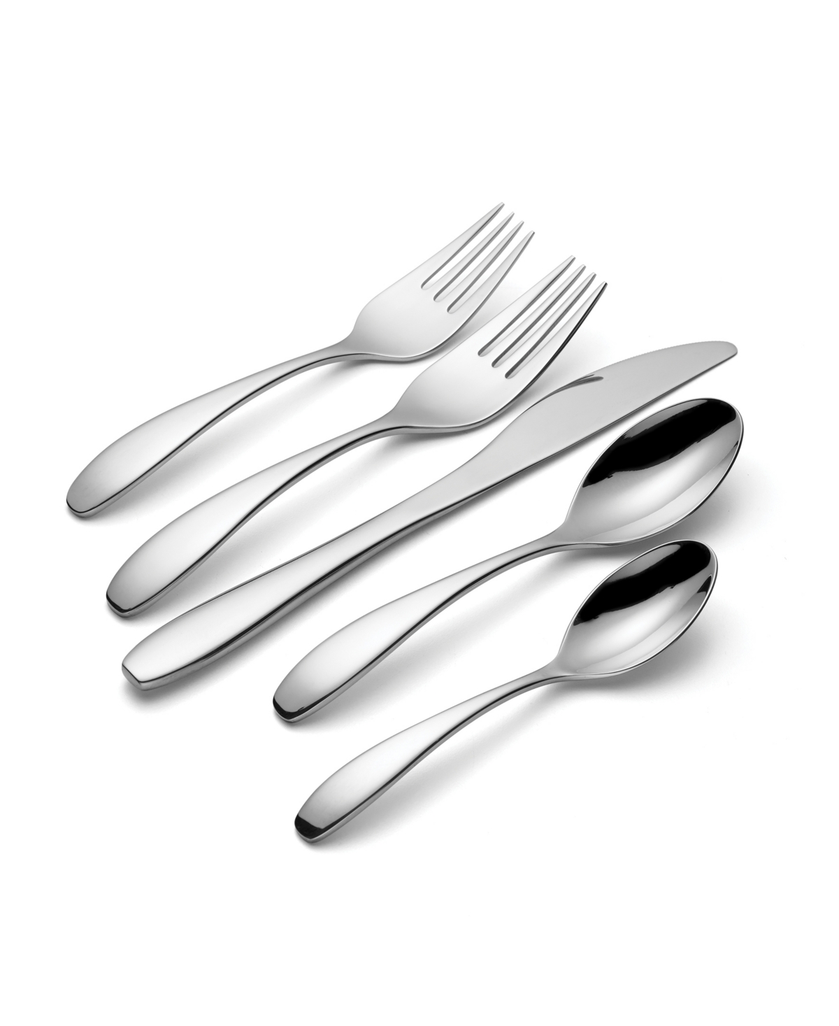 Oneida Stafford Mirror Piece Fine Flatware Set, Service For 12 - Metallic and Stainless