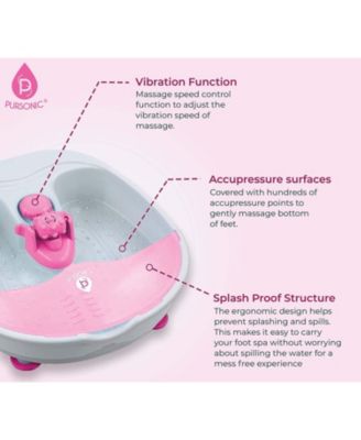 Foot Spa Massager with Tea Tree Oil Foot Salt Scrub (Warming Function)