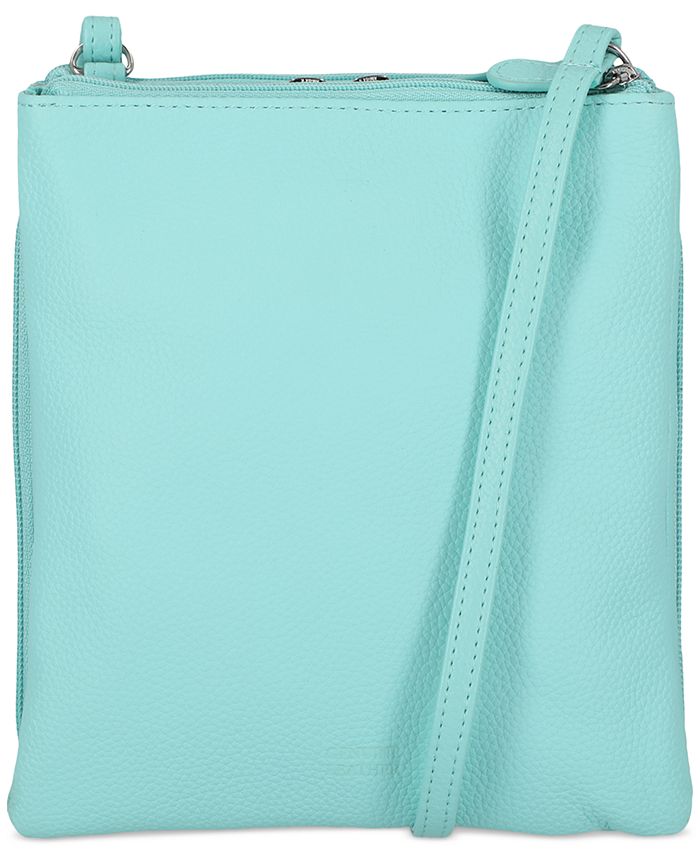 Giani Bernini TripleZip Pebble Leather Dasher Crossbody, Created for